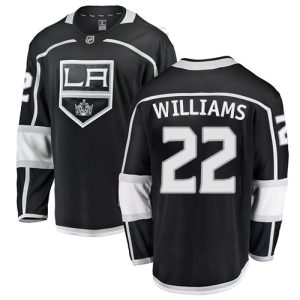 Herren Los Angeles Kings Eishockey Trikot Tiger Williams #22 Breakaway Schwarz Fanatics Branded Heim